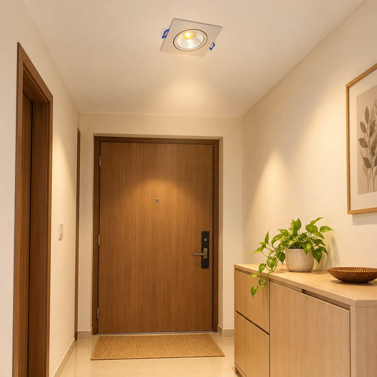 Architectural LED COB Downlights – Eco - 10W COB Eco Square Downlighter