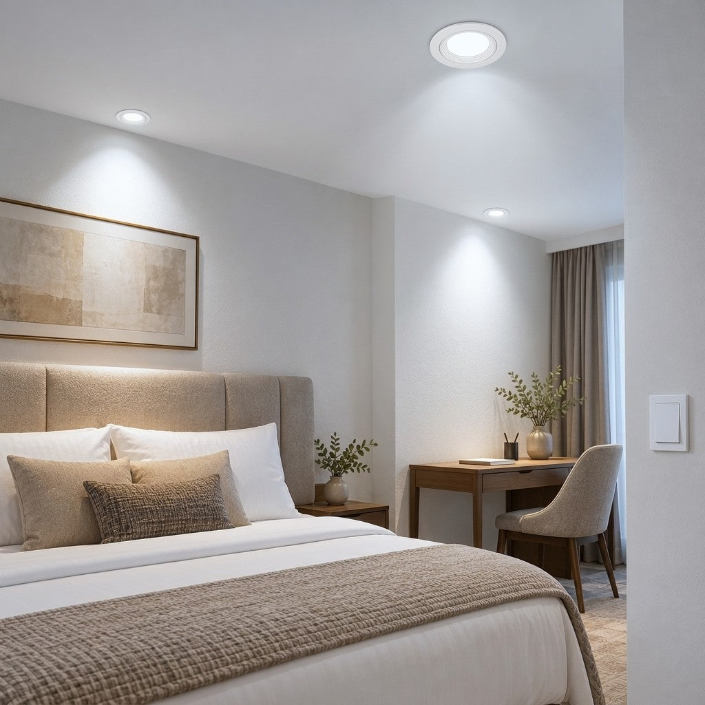 Architectural LED COB Downlights – Rhodium - COB Rhodium Medula Fixture Round