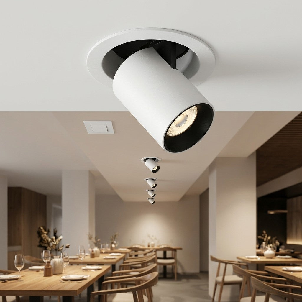Architectural LED COB Downlights – Standard And Louvre - 12W COB Zues Wallwasher, 18W COB Zues Wallwasher, 30W COB Zues Wallwasher