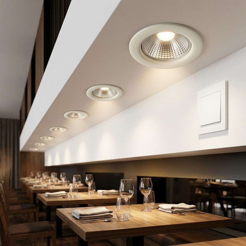 Architectural LED COB Downlights – Standard And Louvre - 3W COB Button Fixture