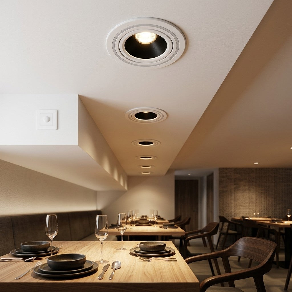 Architectural LED COB Downlights – Standard And Louvre - 6W COB Multiangle Downlighter