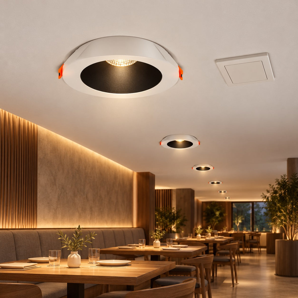 Architectural LED COB Downlights – Standard And Louvre - 7W Nimbus Downlighter
