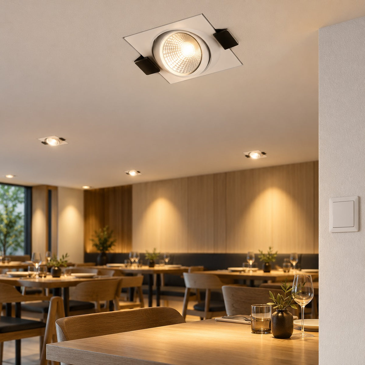 Architectural LED COB Downlights – Standard And Louvre - 3W COB Ibix Square