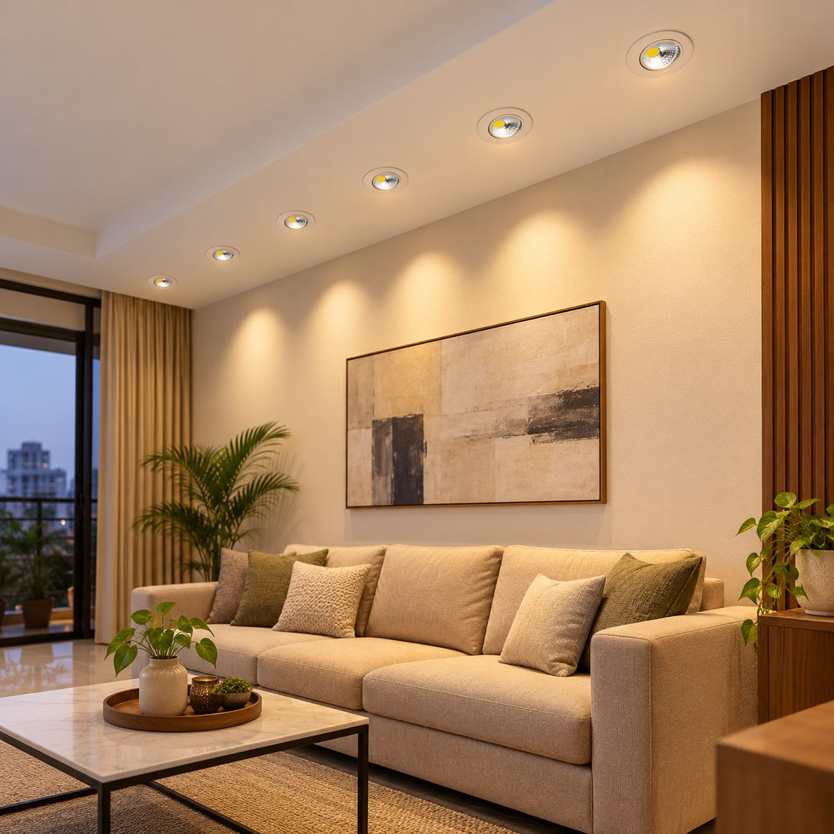 Architectural LED COB Downlights – Standard And Louvre - 3W Cobeco Round