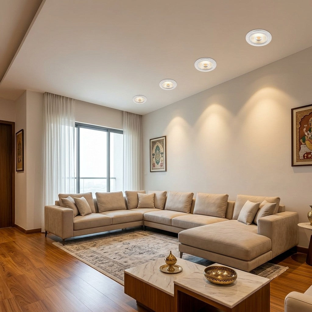 Architectural LED COB Downlights – Standard And Louvre - 6W Glosso Slim COB, 12W Glosso Slim COB, 18W Glosso Slim COB