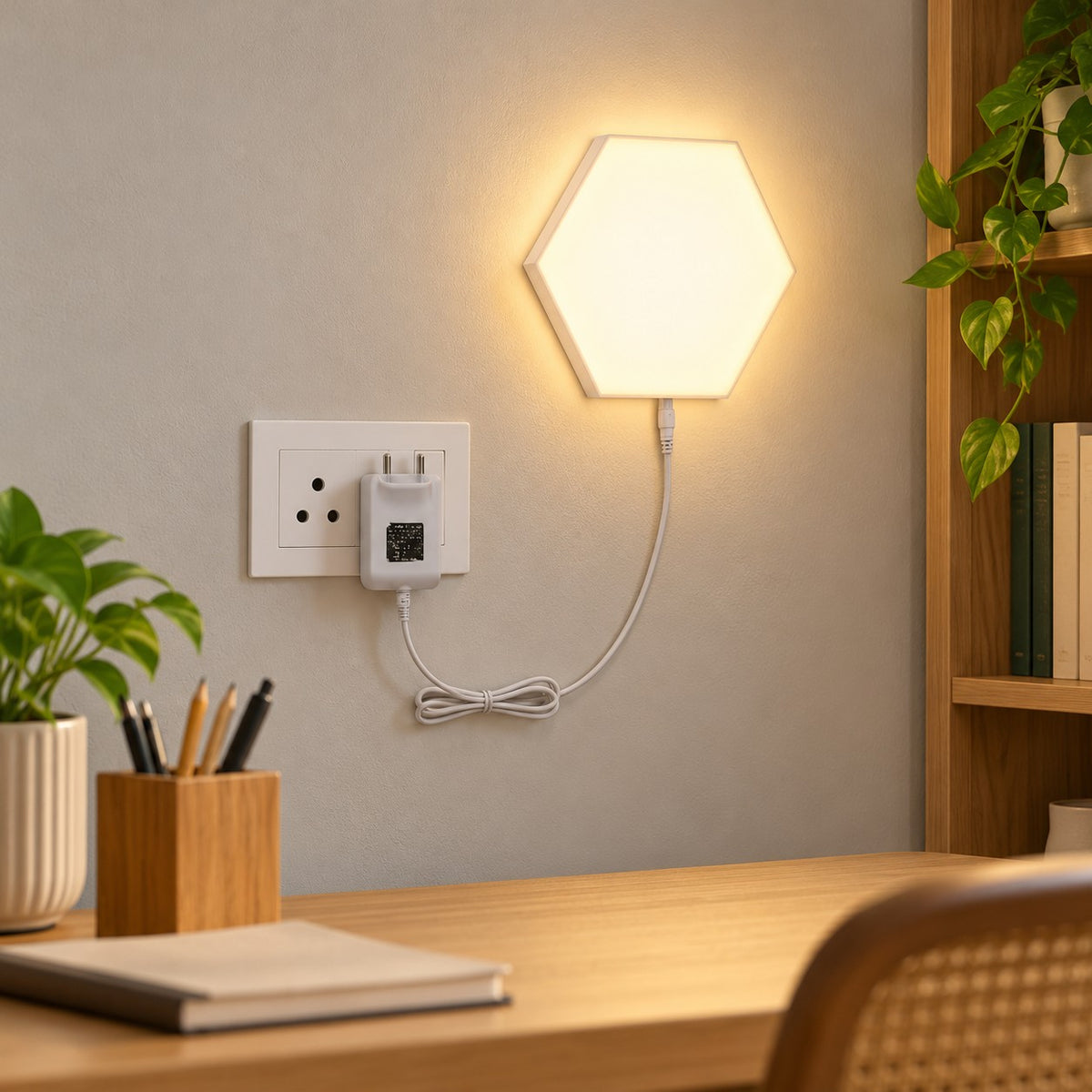 Hexagon Modular LED Touch Lights - Touch Light Modular Power Adaptor