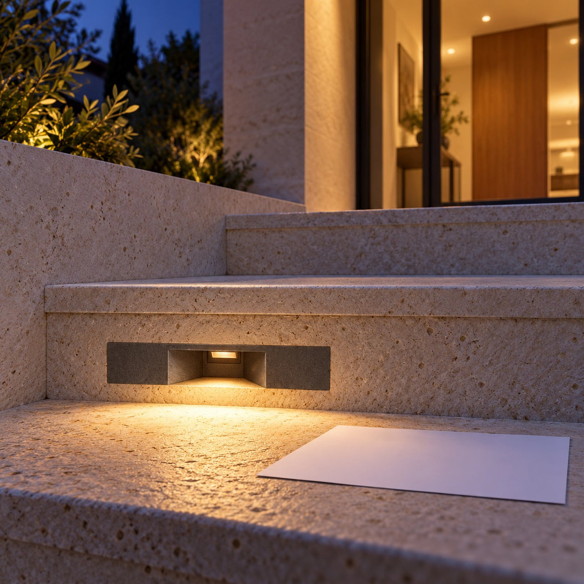 Outdoor LED Step And Brick Lights - 1W Sleek Step Light