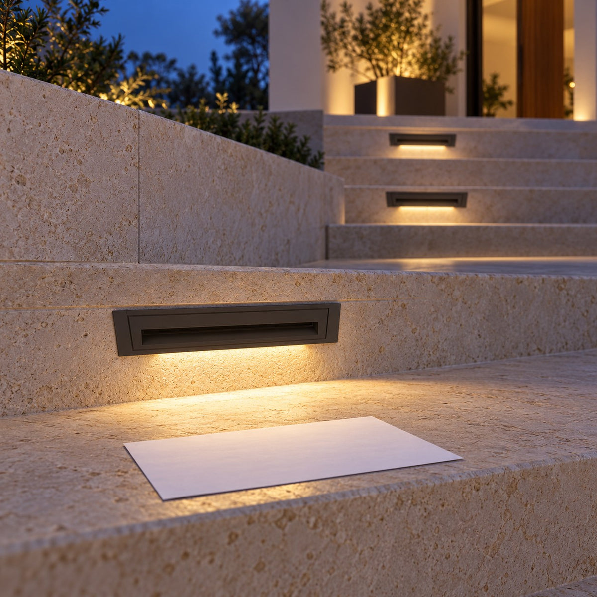 Outdoor LED Step And Brick Lights - 5W Blaze Wall Concealed
