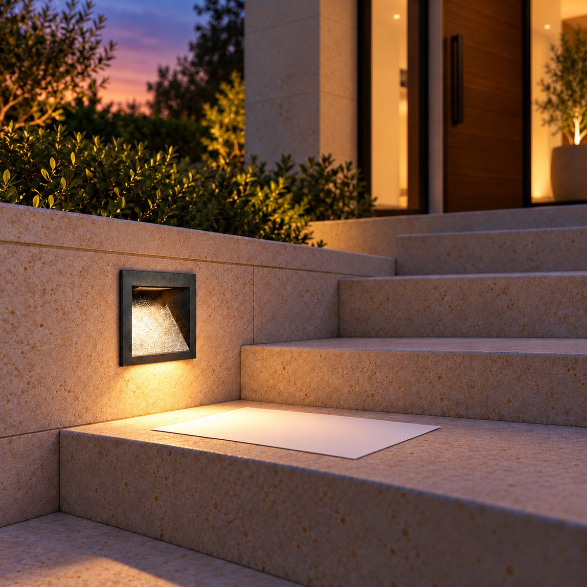 Outdoor LED Step And Brick Lights - 3W Outdoor Conceal Box Light