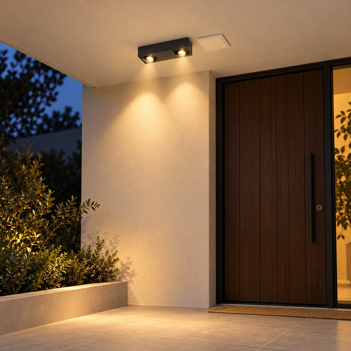 Outdoor Surface LED Downlights And Spots - 4x1W Curveo Spot