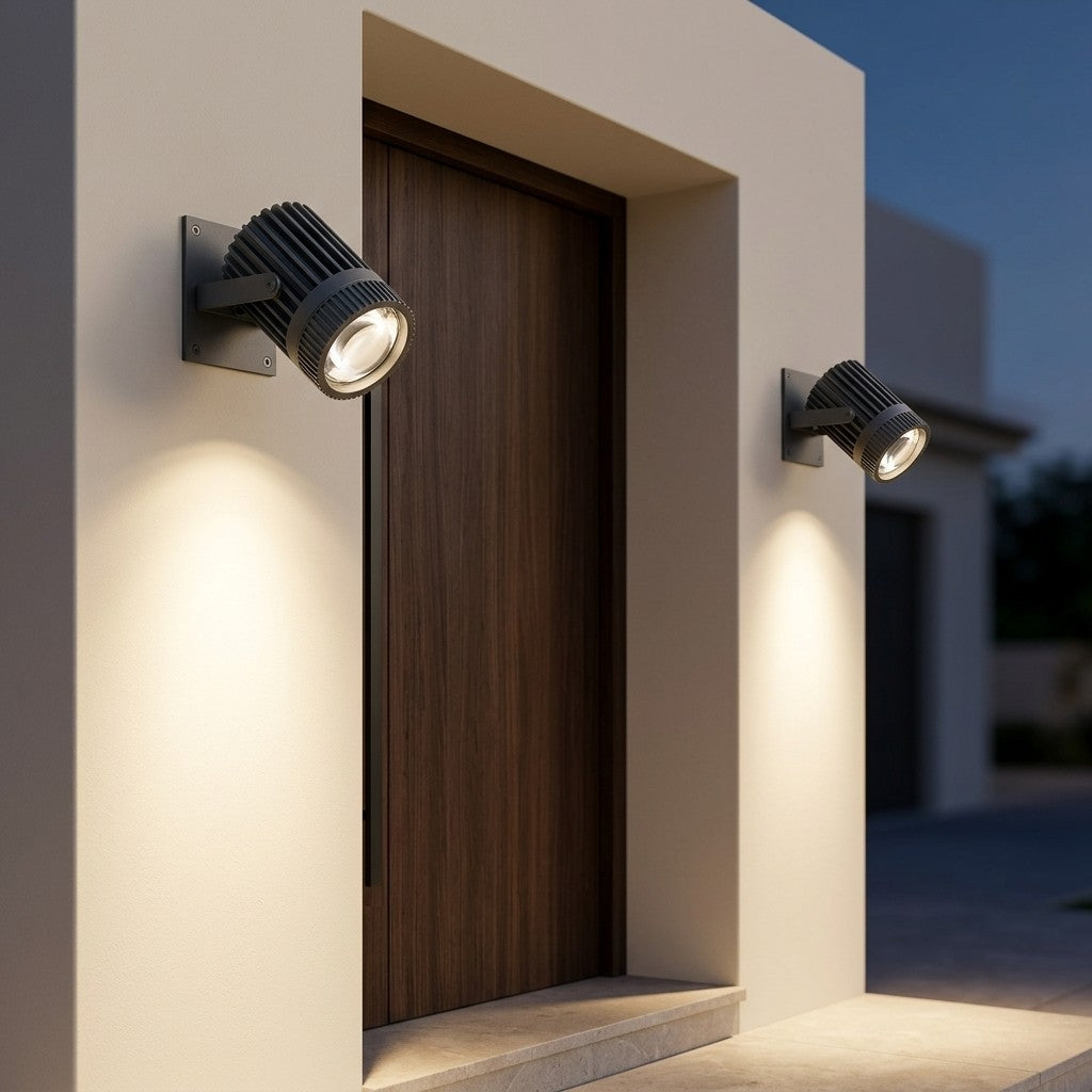 Outdoor Surface LED Downlights And Spots - 10W Cree Zoom Spot 12