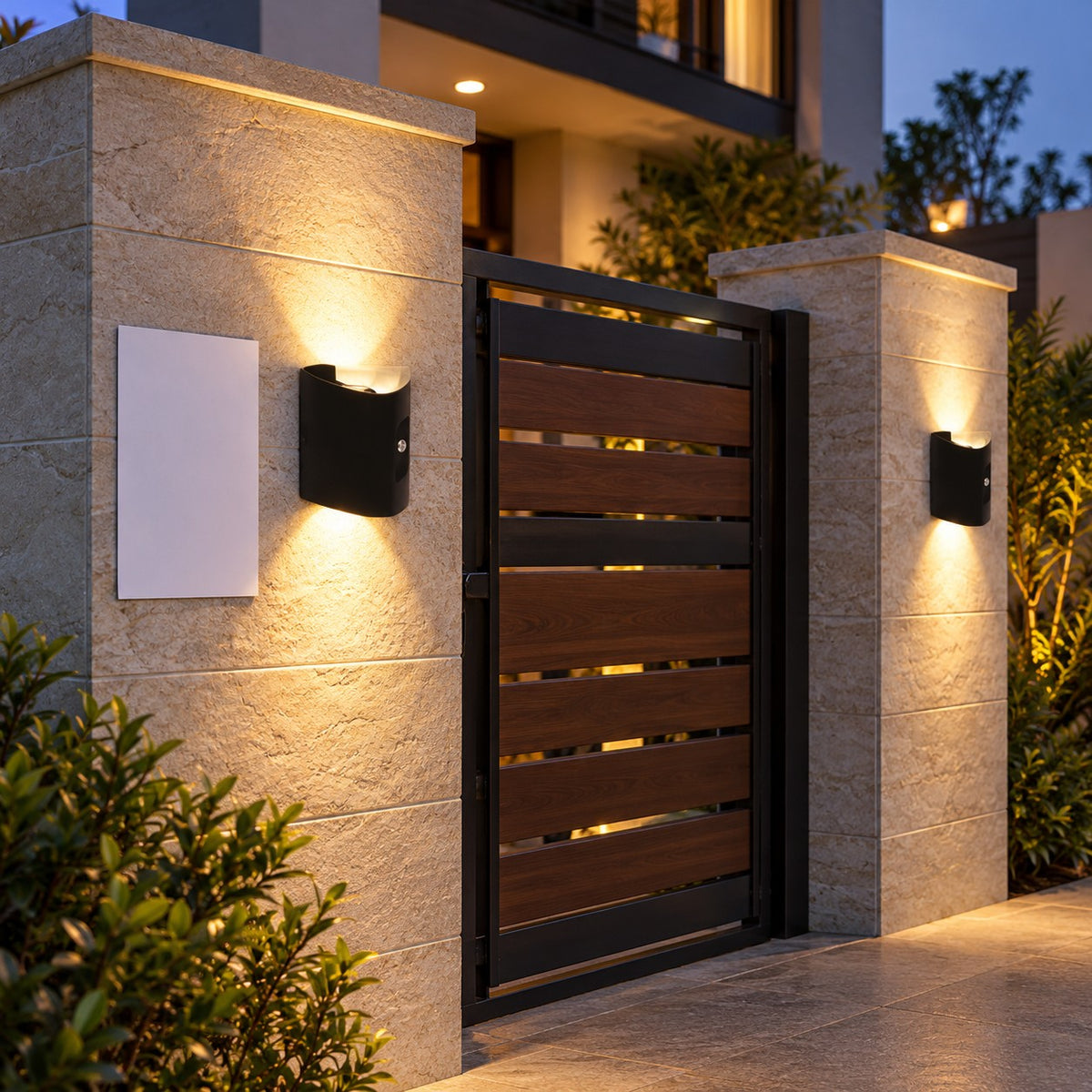Up-Down And Pillar LED Wall Lights - 2x1W Eco Up Down Light