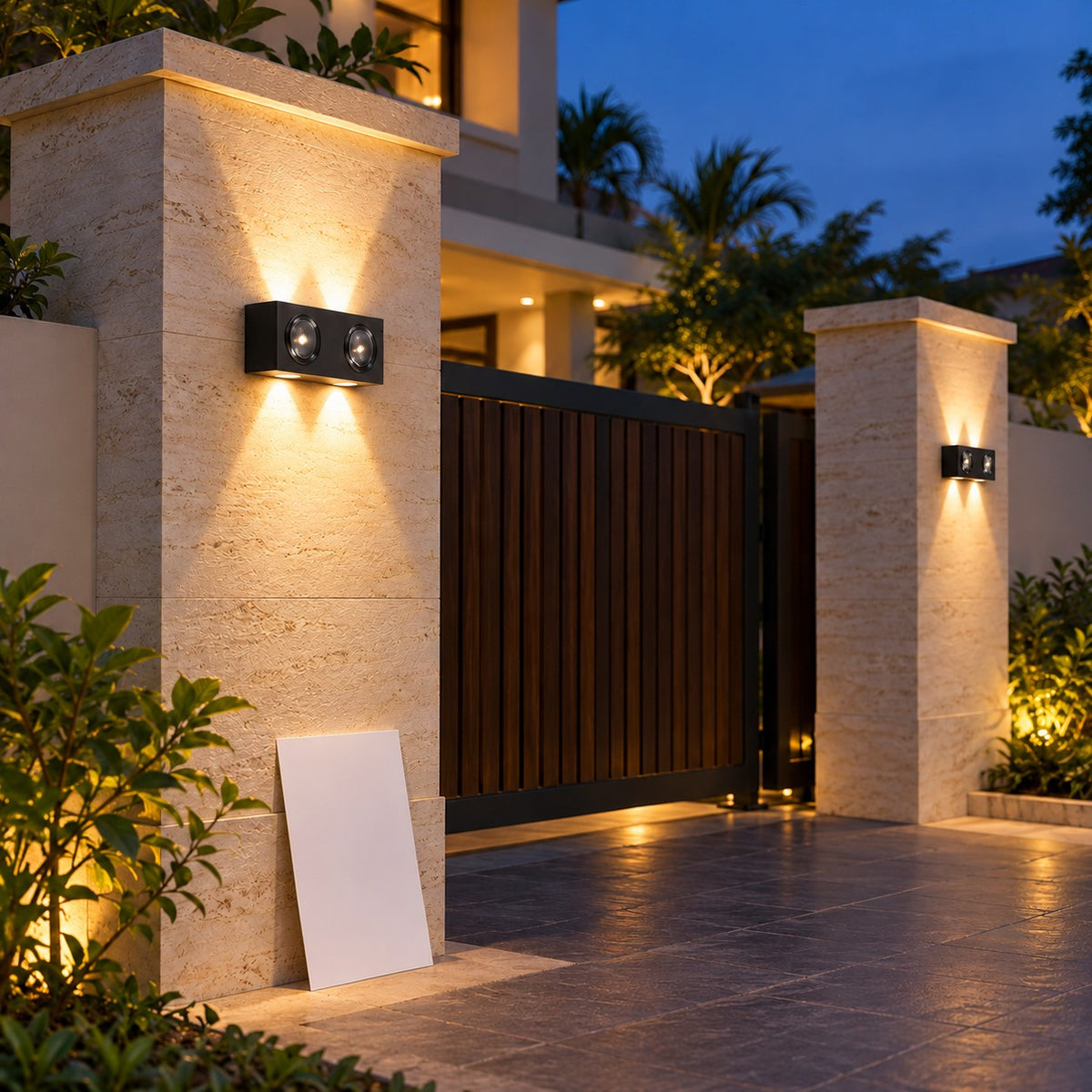 Up-Down And Pillar LED Wall Lights - 4W Eco 2Way Wall Light
