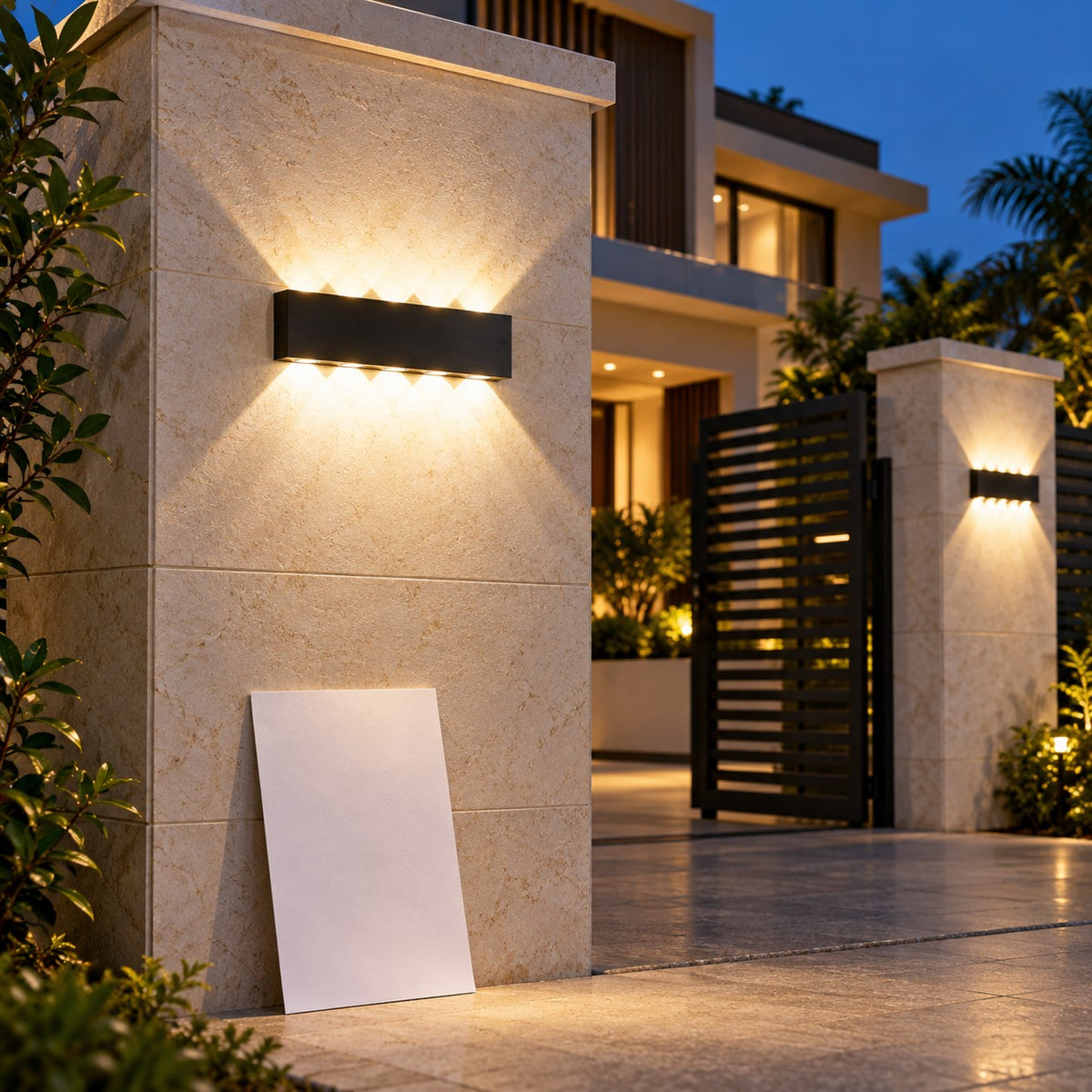 Up-Down And Pillar LED Wall Lights - 10x1W Eco Up Down Light