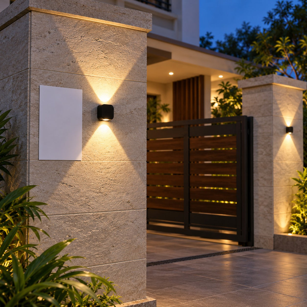 Up-Down And Pillar LED Wall Lights - 2W Eco 2Way Light