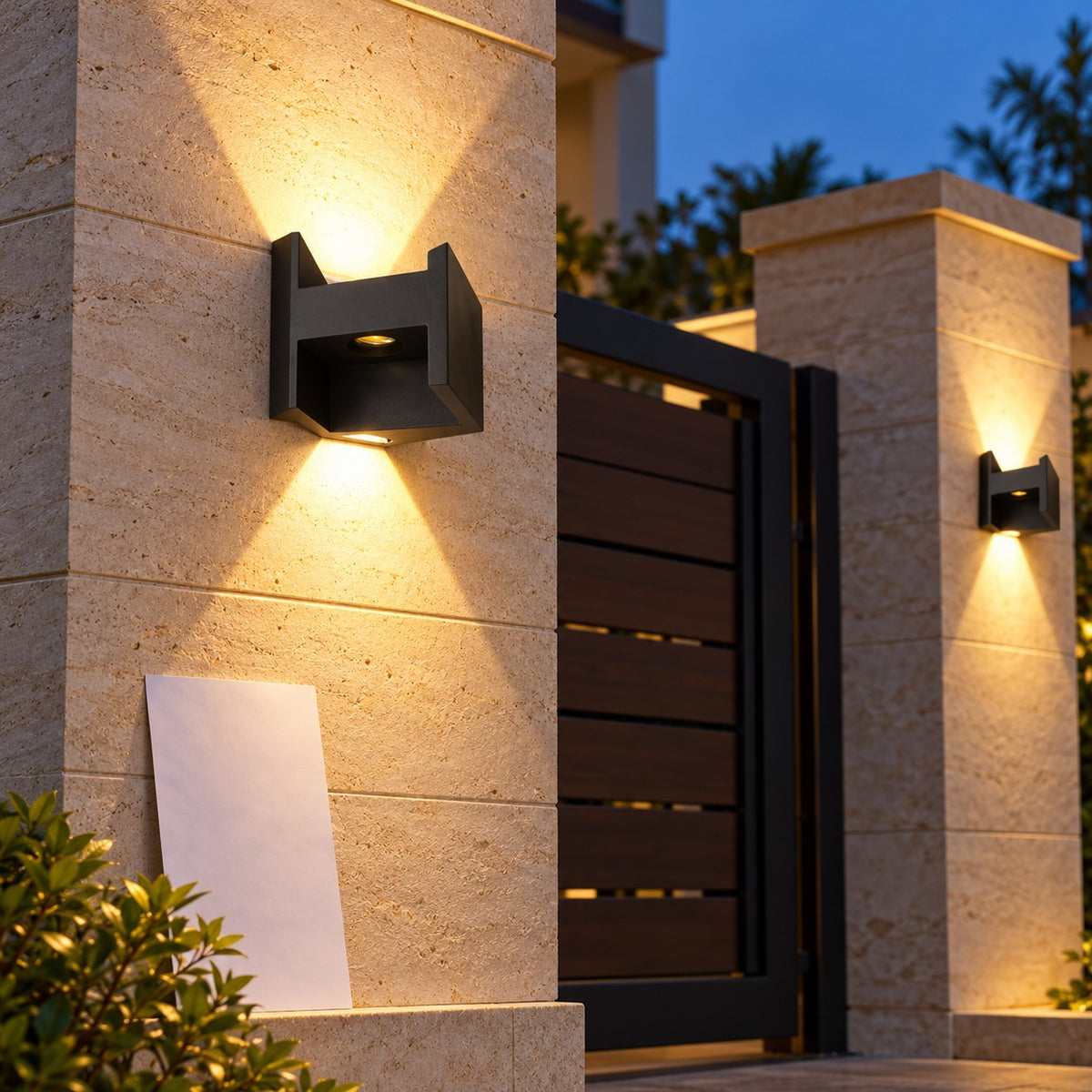 Up-Down And Pillar LED Wall Lights - 10W Two Way Wall Fixture