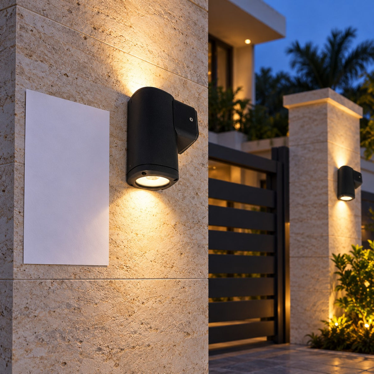 Up-Down And Pillar LED Wall Lights - 3W Cree Down Wall Light