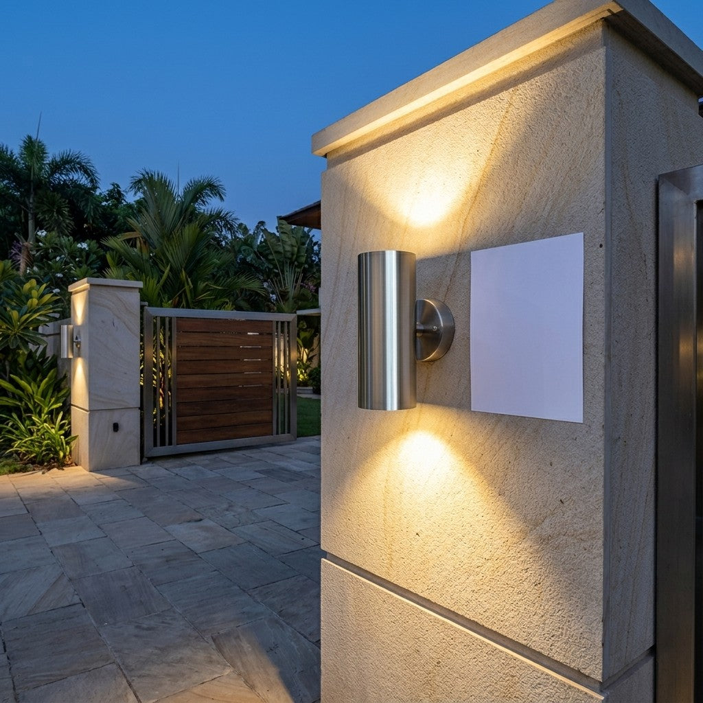 Up-Down And Pillar LED Wall Lights - 2x5W SS Up & Down Lighter