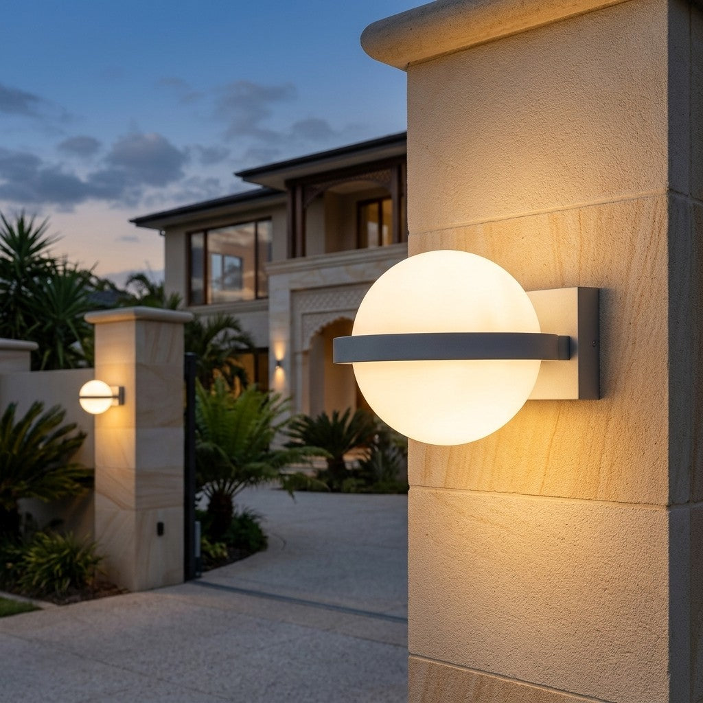 Up-Down And Pillar LED Wall Lights - Nova 4 Way Outdoor G9/20W
