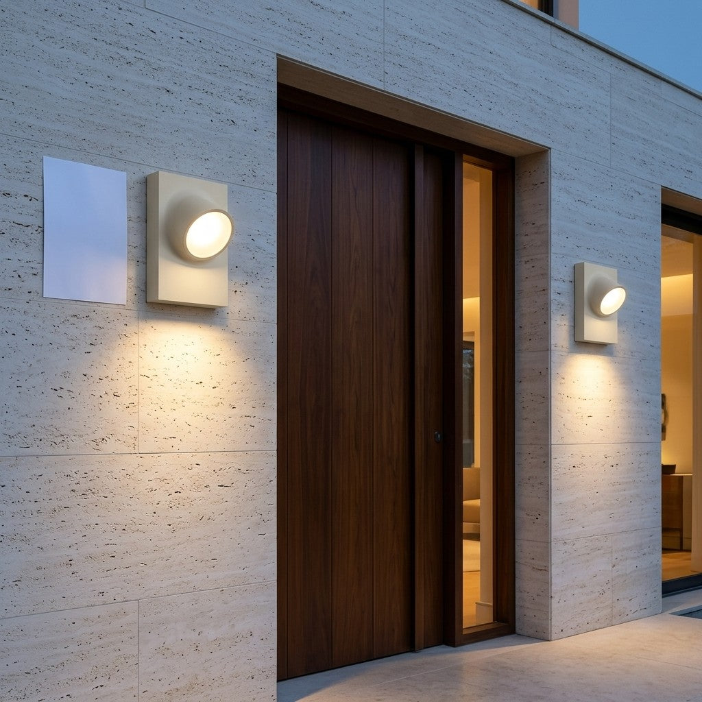 Decorative Outdoor LED Wall Lights – Range 1 - 3W Angular Eye Light