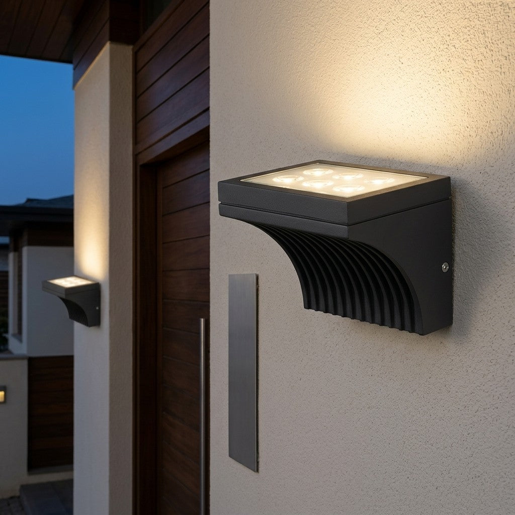 Decorative Outdoor LED Wall Lights – Range 1 - 6W Sputnik Wall Fixture