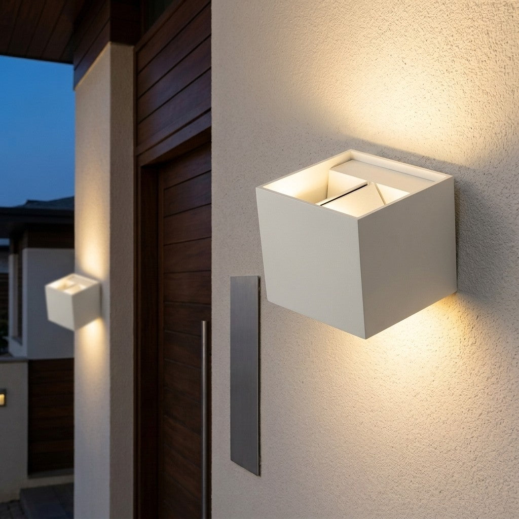 Decorative Outdoor LED Wall Lights – Range 1 - 6x1W Outdoor Box Light