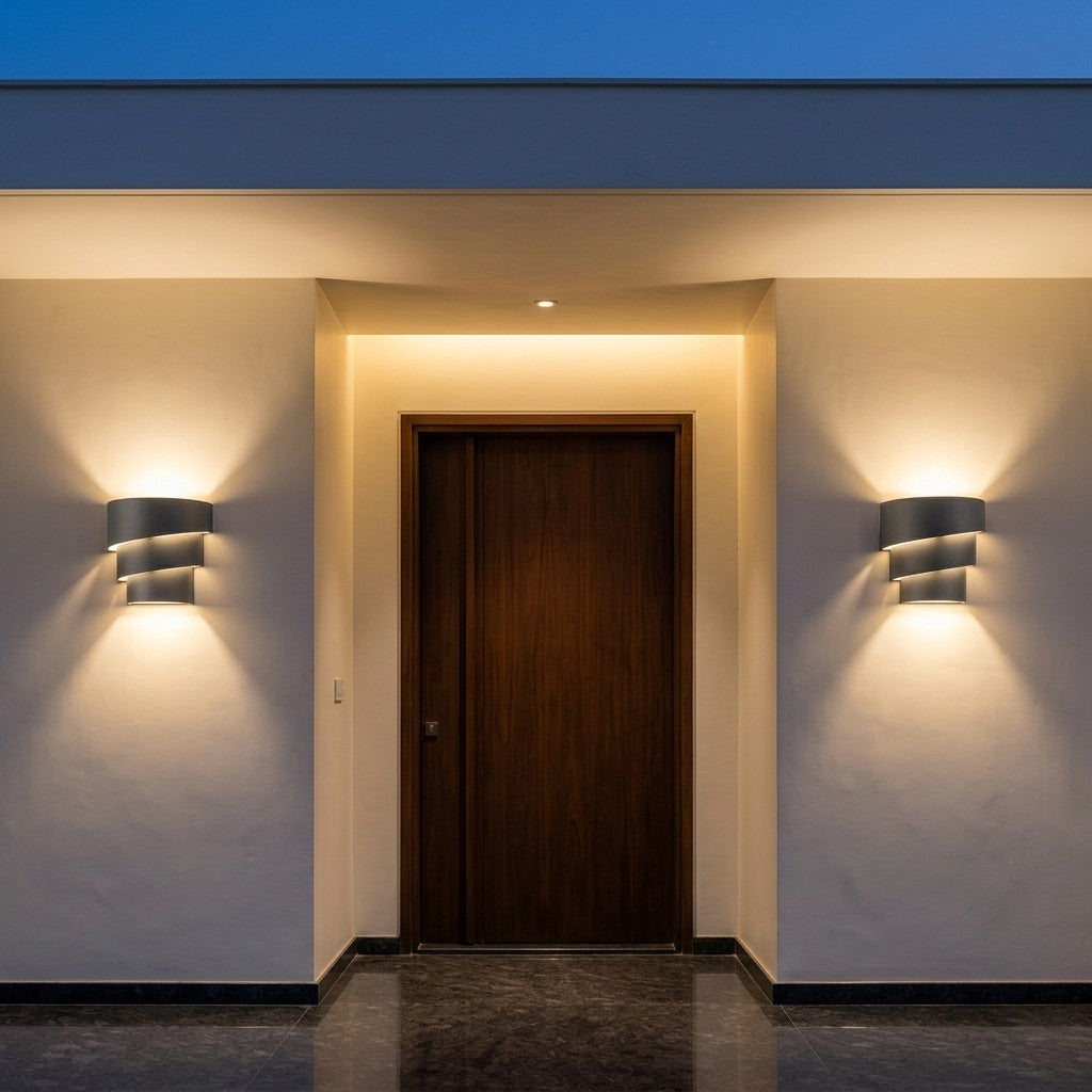 Decorative Outdoor LED Wall Lights – Range 1 - 6W Jupiter Outdoor Wall Fixture