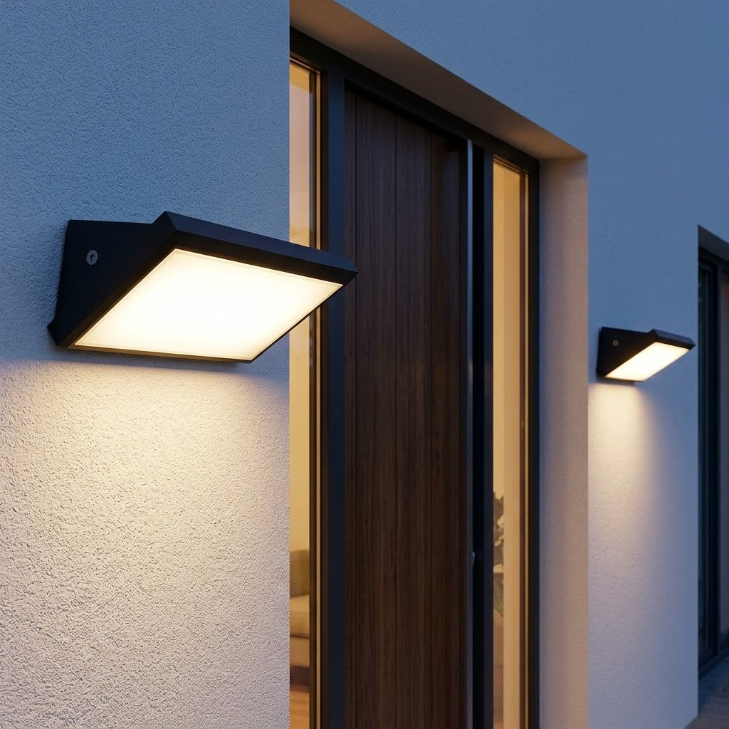 Decorative Outdoor LED Wall Lights – Range 1 - 12W Bristo Angle Wall Fixture
