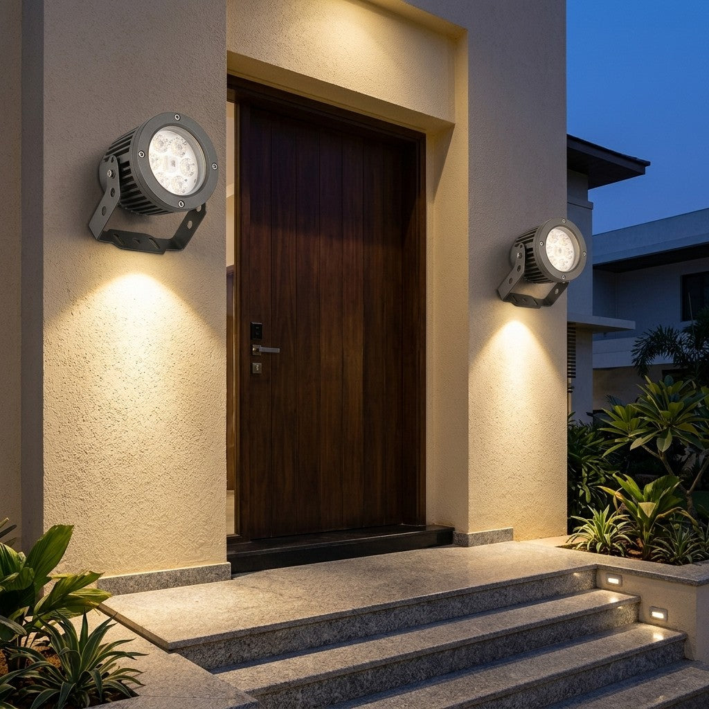 Decorative Outdoor LED Wall Lights – Range 1 - 5W Round Outdoor, 7W Round Outdoor