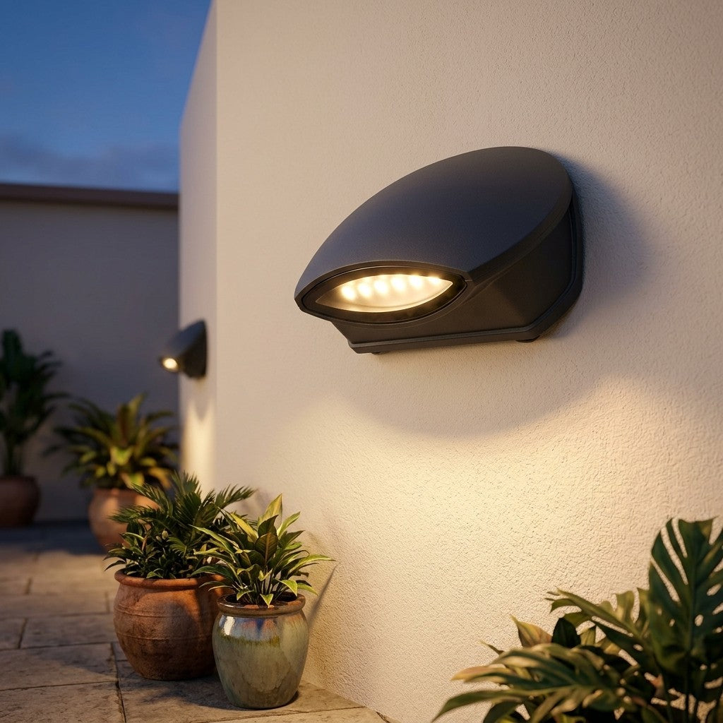 Decorative Outdoor LED Wall Lights – Range 2 - 6W Hedrex Wall Fixture