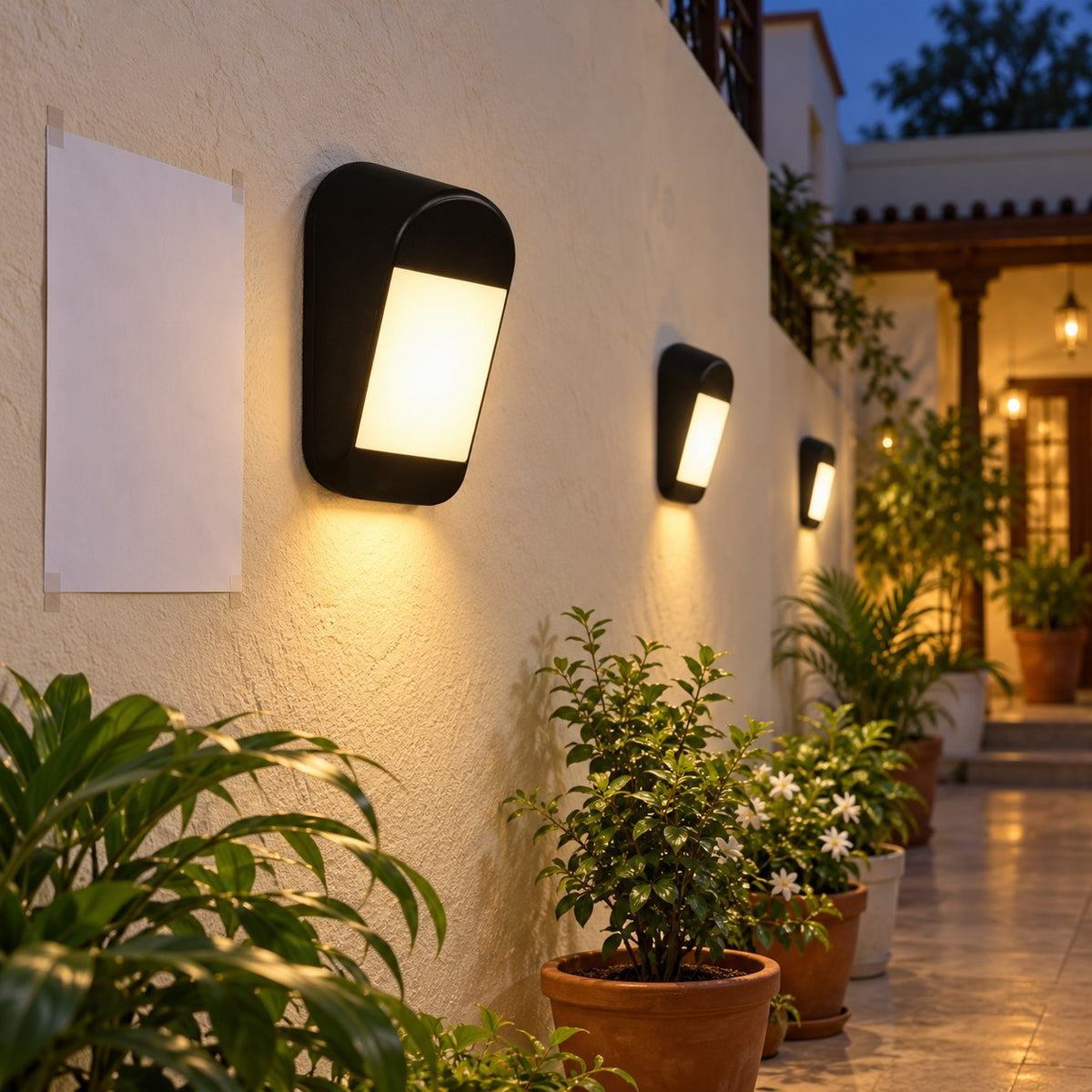 Decorative Outdoor LED Wall Lights – Range 2 - 10W Elliptic Wall Light