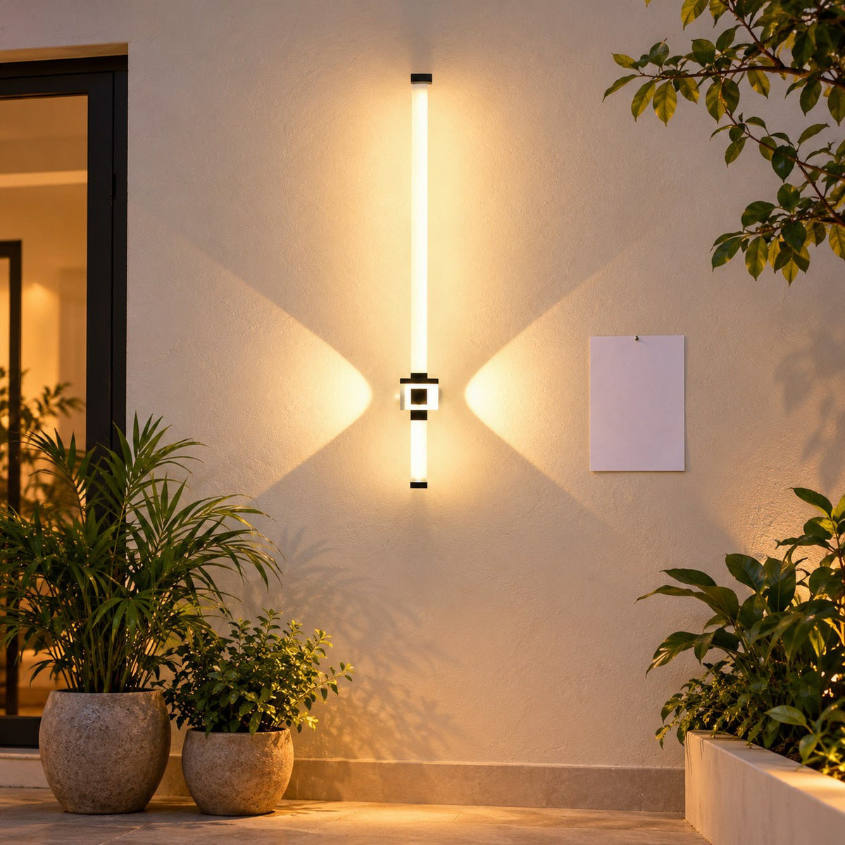 Decorative Outdoor LED Wall Lights – Range 2 - 13W Saber Bar Outdoor Light 800mm