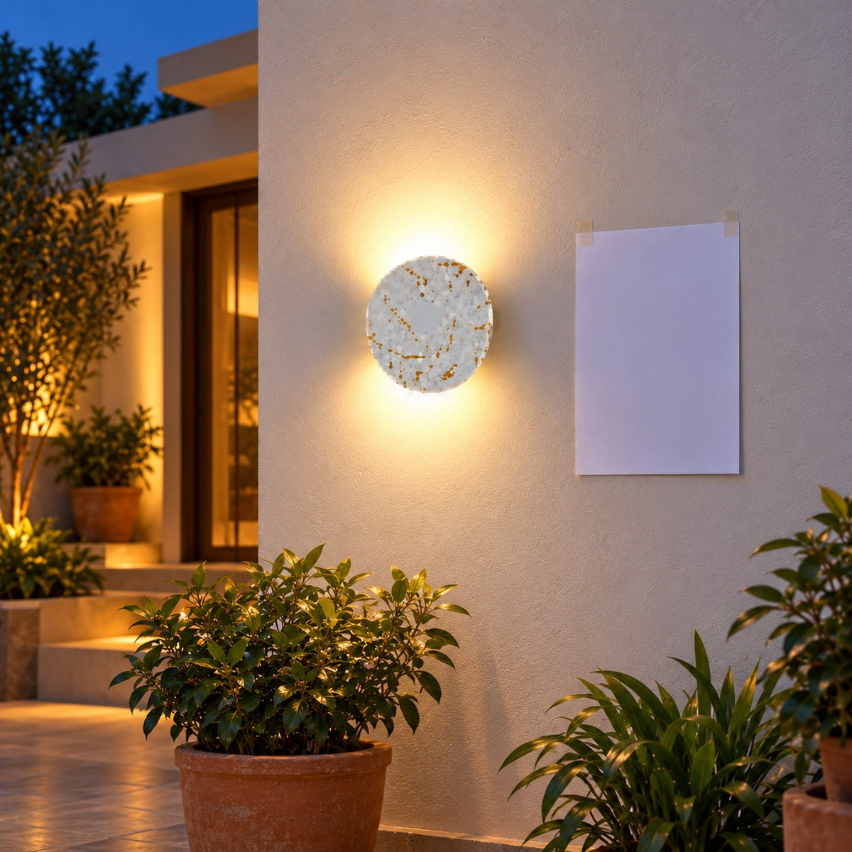 Decorative Outdoor LED Wall Lights – Range 2 - 10W Zing Indirect Wall Light