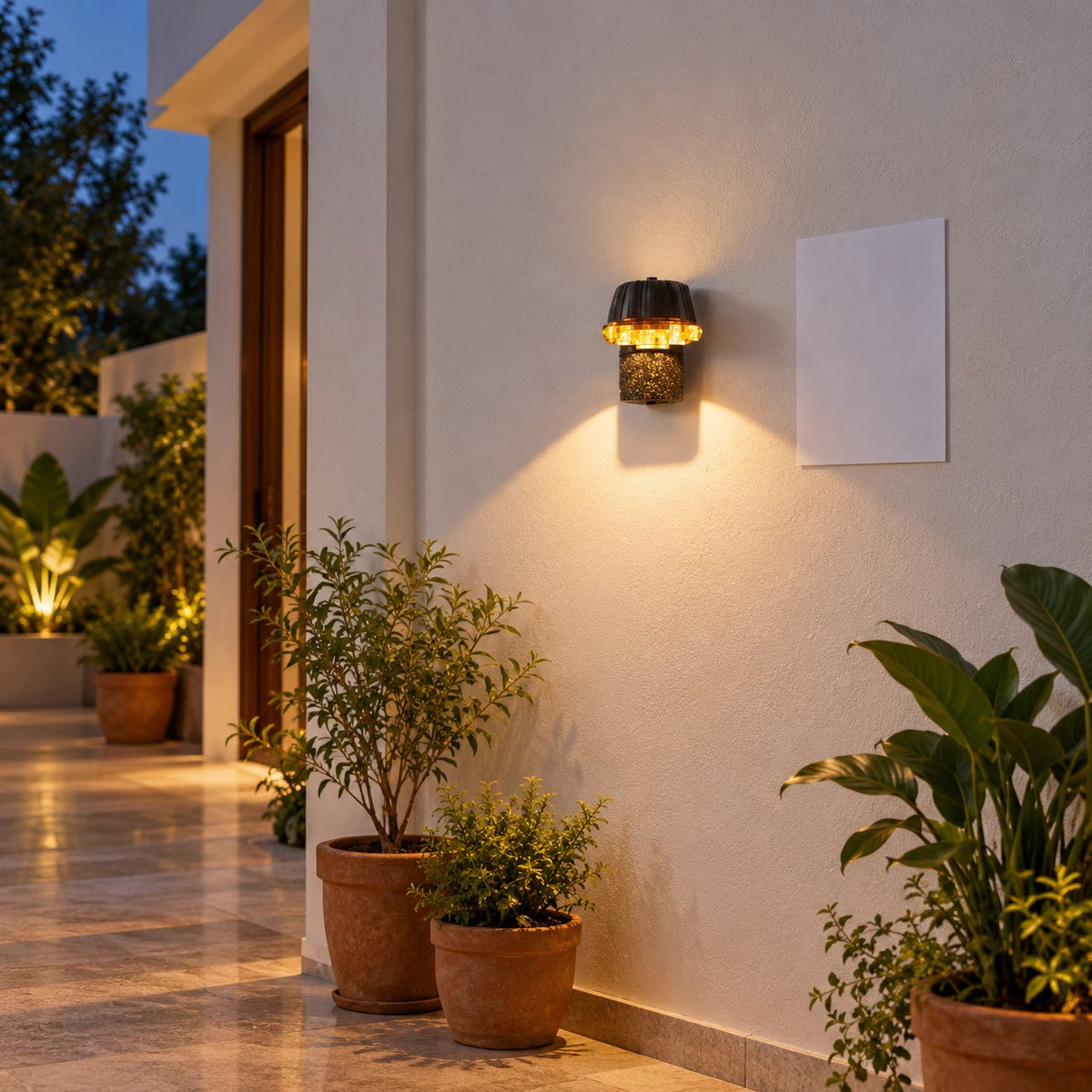 Decorative Outdoor LED Wall Lights – Range 2 - 5W Crust Wall Light