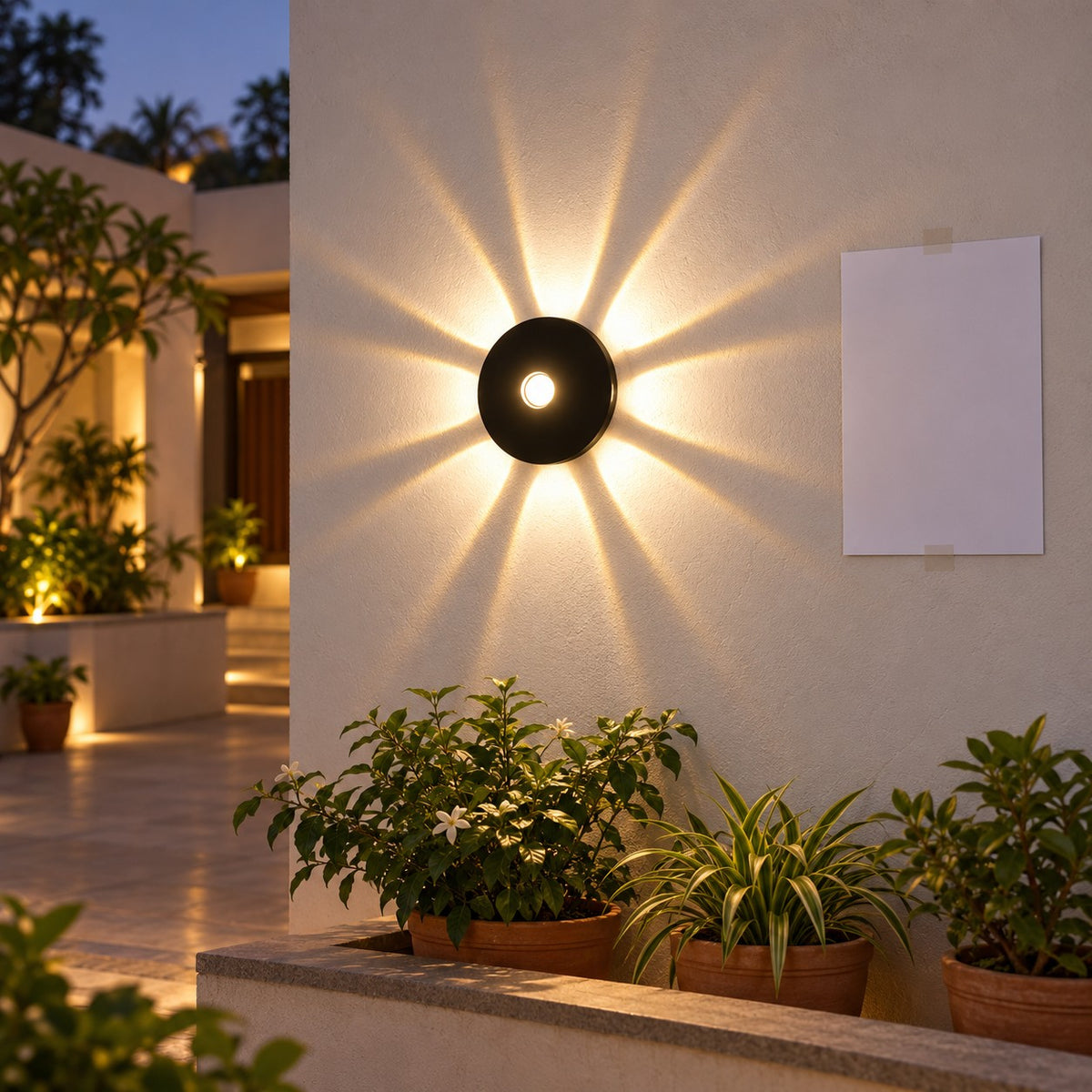 Decorative Outdoor LED Wall Lights – Range 2 - 9W Webray Wall Light