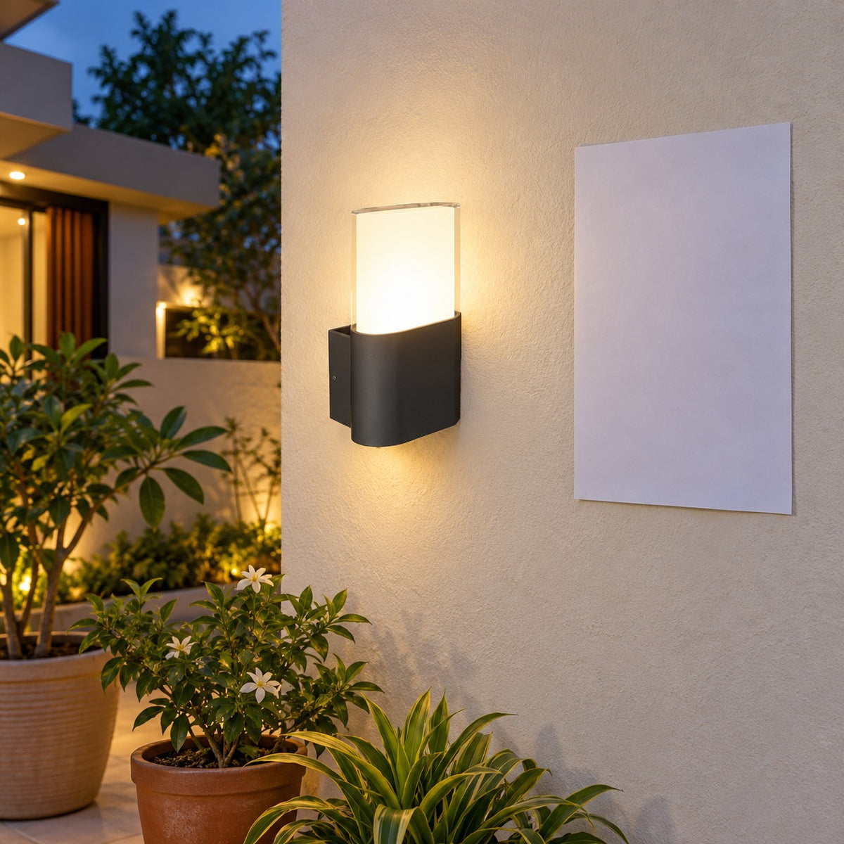 Decorative Outdoor LED Wall Lights – Range 2 - 6W Tread Wall Light