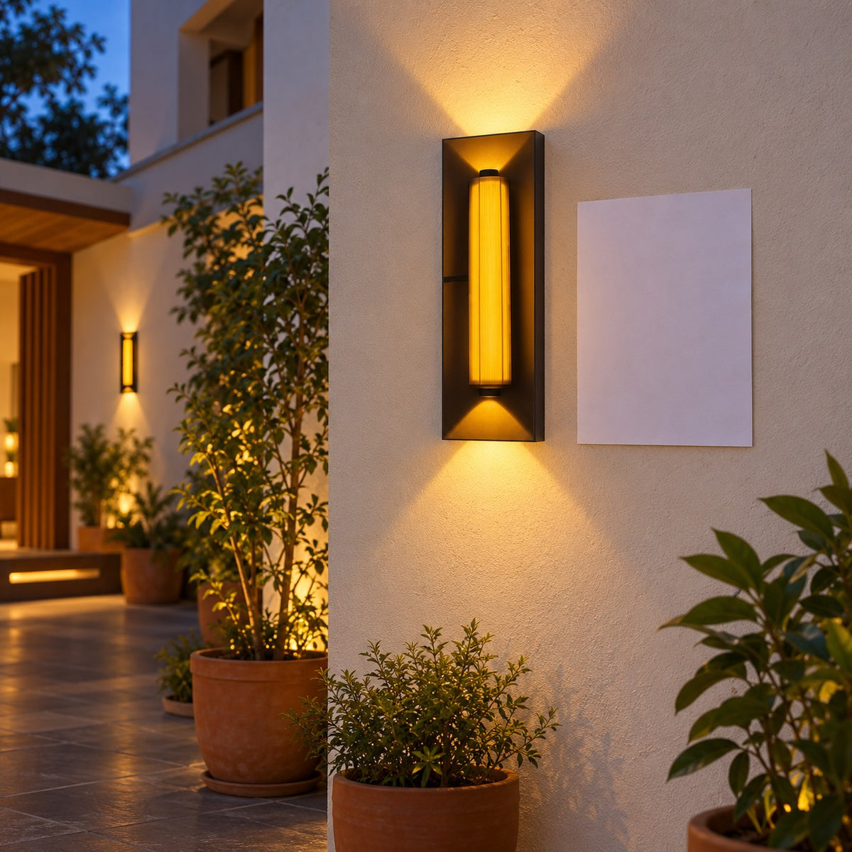 Decorative Outdoor LED Wall Lights – Range 2 - 24+2x5W Outdoor Bar Light
