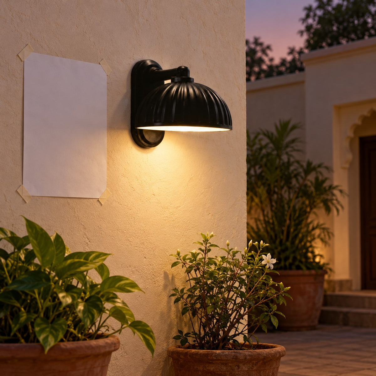 Decorative Outdoor LED Wall Lights – Range 2 - 12W Bumbleshoot Wall Fixture