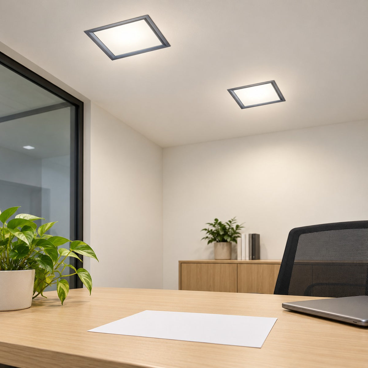 Slim And Backlit Recessed LED Panel Lights - 10W A-Class Backlit Panel Square, 20W A-Class Backlit Panel Square, 30W A-Class Backlit Panel Square