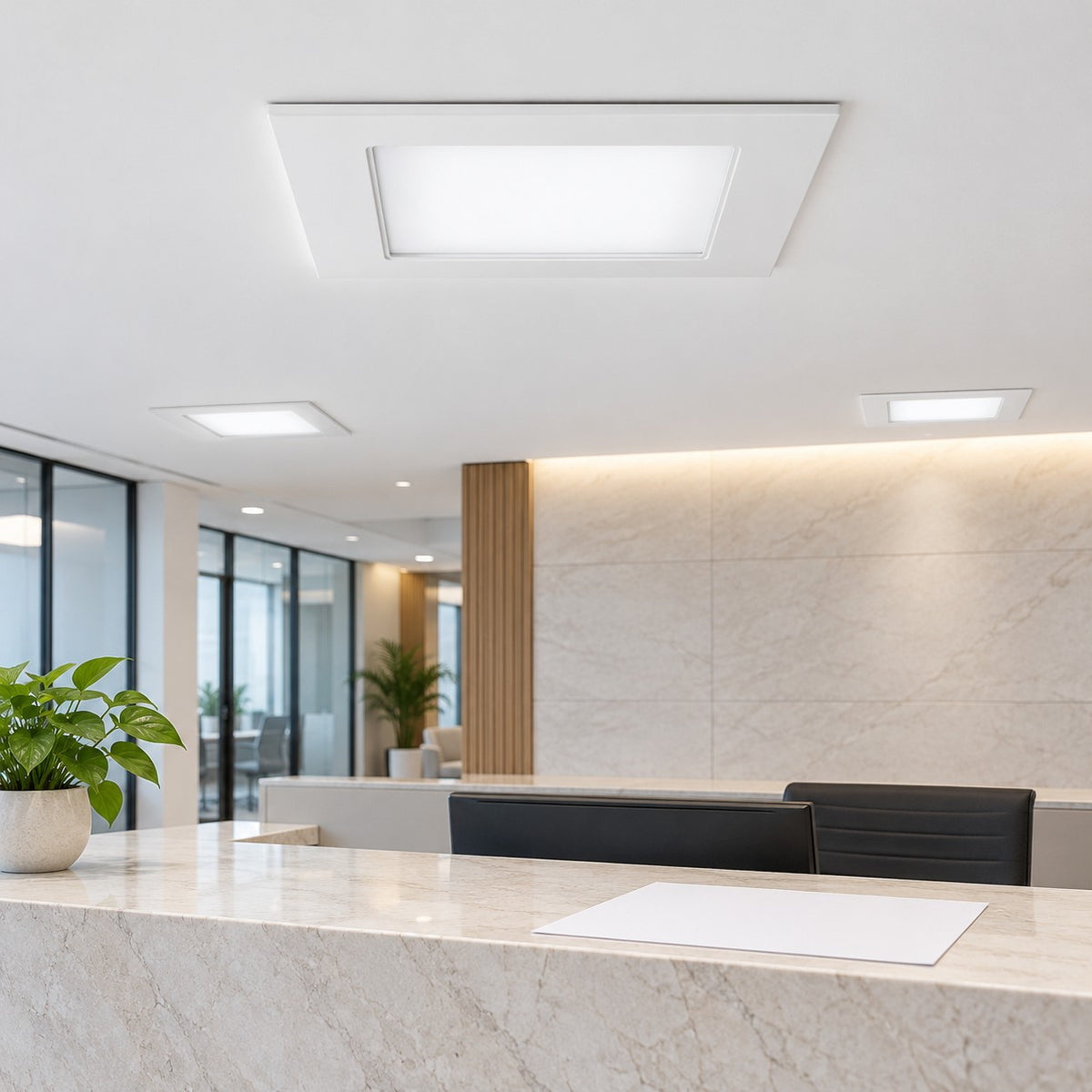 Slim And Surface LED Panel / Slim And Backlit Square And Other Shapes - 18W Dimmable Square Panel