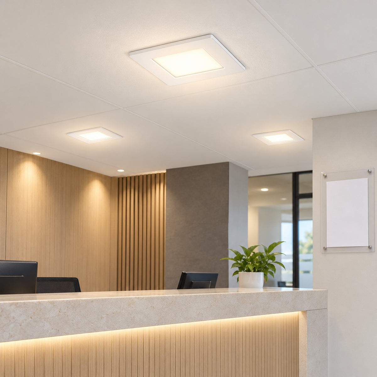 Slim And Surface LED Panel / Slim And Backlit Square And Other Shapes - 3W S-Class Square Panel, 6W S-Class Square Panel