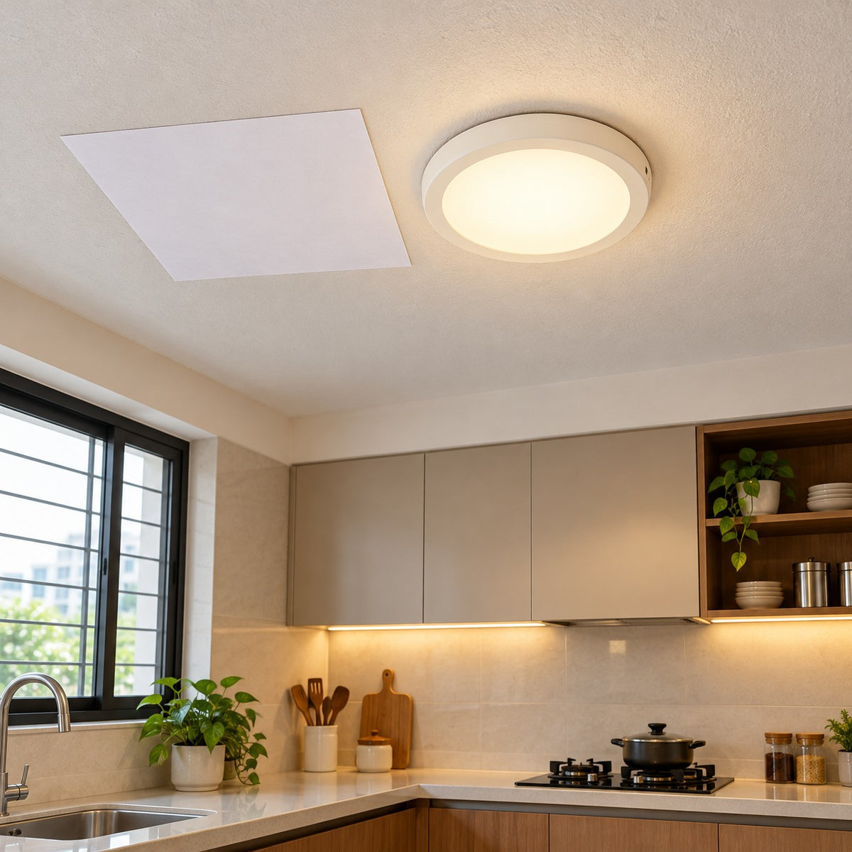 Slim And Surface LED Panel Lights – Surface - 12W Parco Panel Surface Round, 18W Parco Panel Surface Round, 6W E-Class Surface Panel Round, 12W E-Class Surface Panel Round