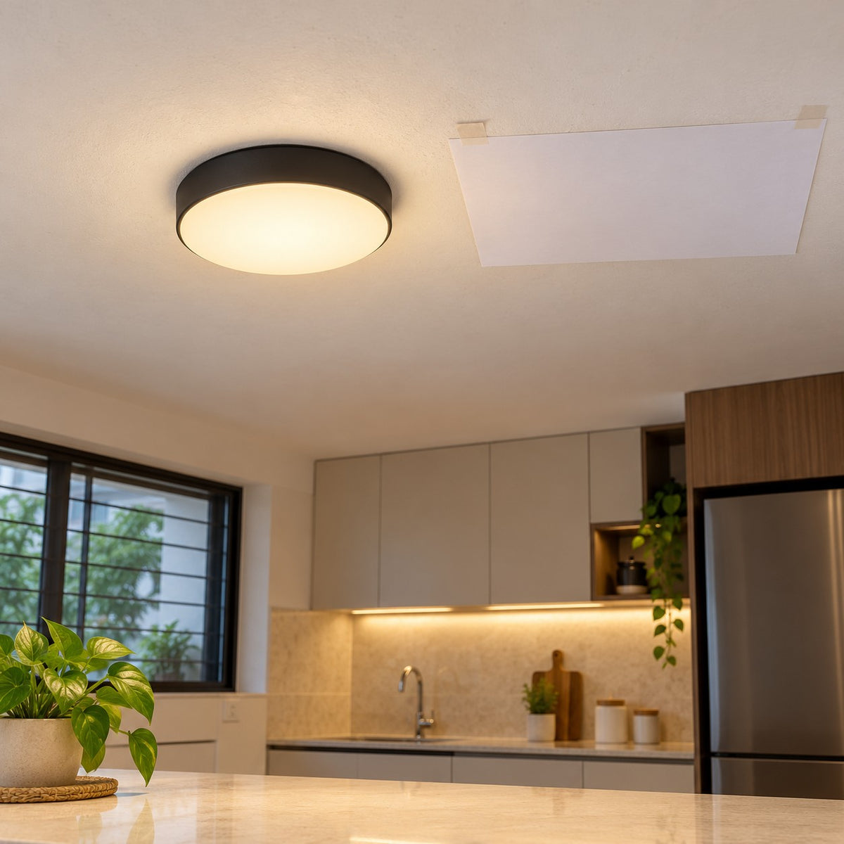 Slim And Surface LED Panel Lights – Surface - 18W Bezel Less Panel Round