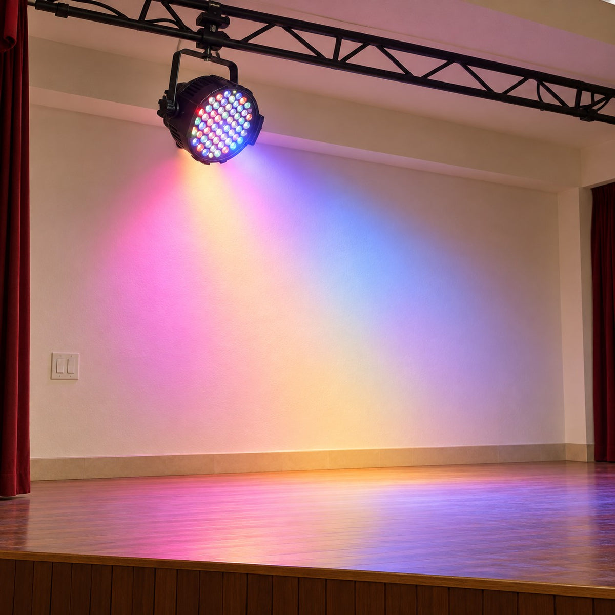 RGB LED Par Can Stage Lights - 120W 3In1 Par Can, 150W 4In 1 Par Can