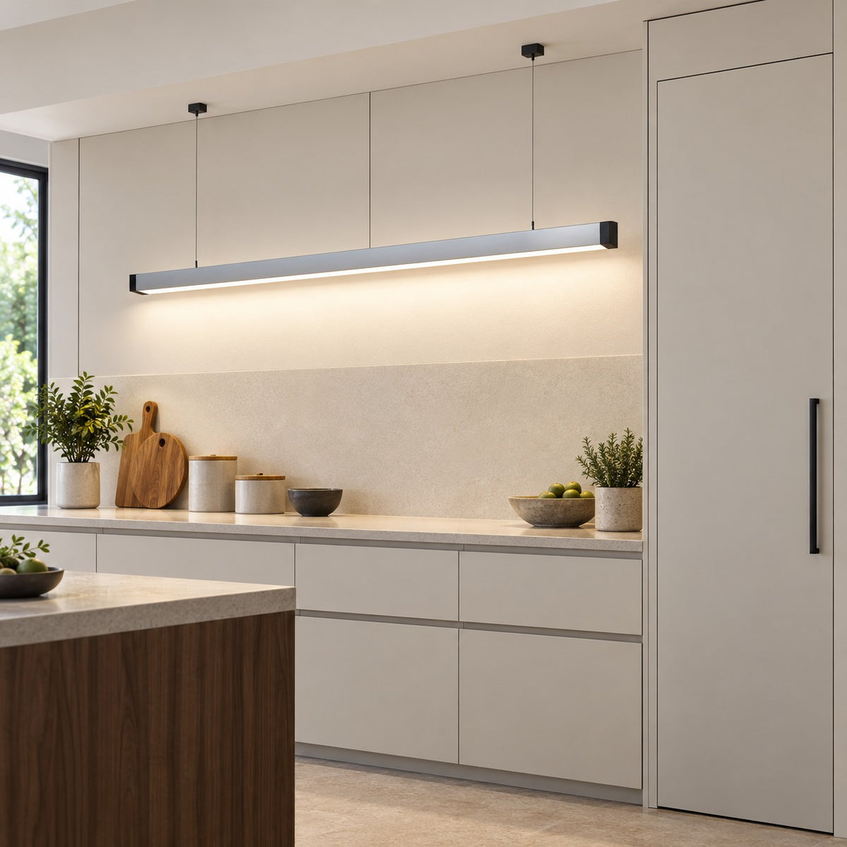 Prefab Modular LED Profile Lighting System - 40W Slim Suspended Deco Profile