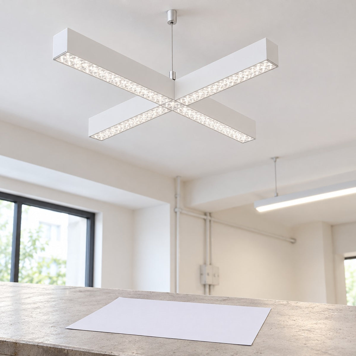 Opulence Suspended LED Profile Lighting System - 20W Opulence X Suspended Profile