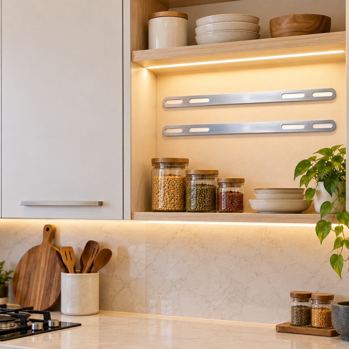 Seamless Modular LED Profile Lighting System - Concealed Kit For Seamless Profile