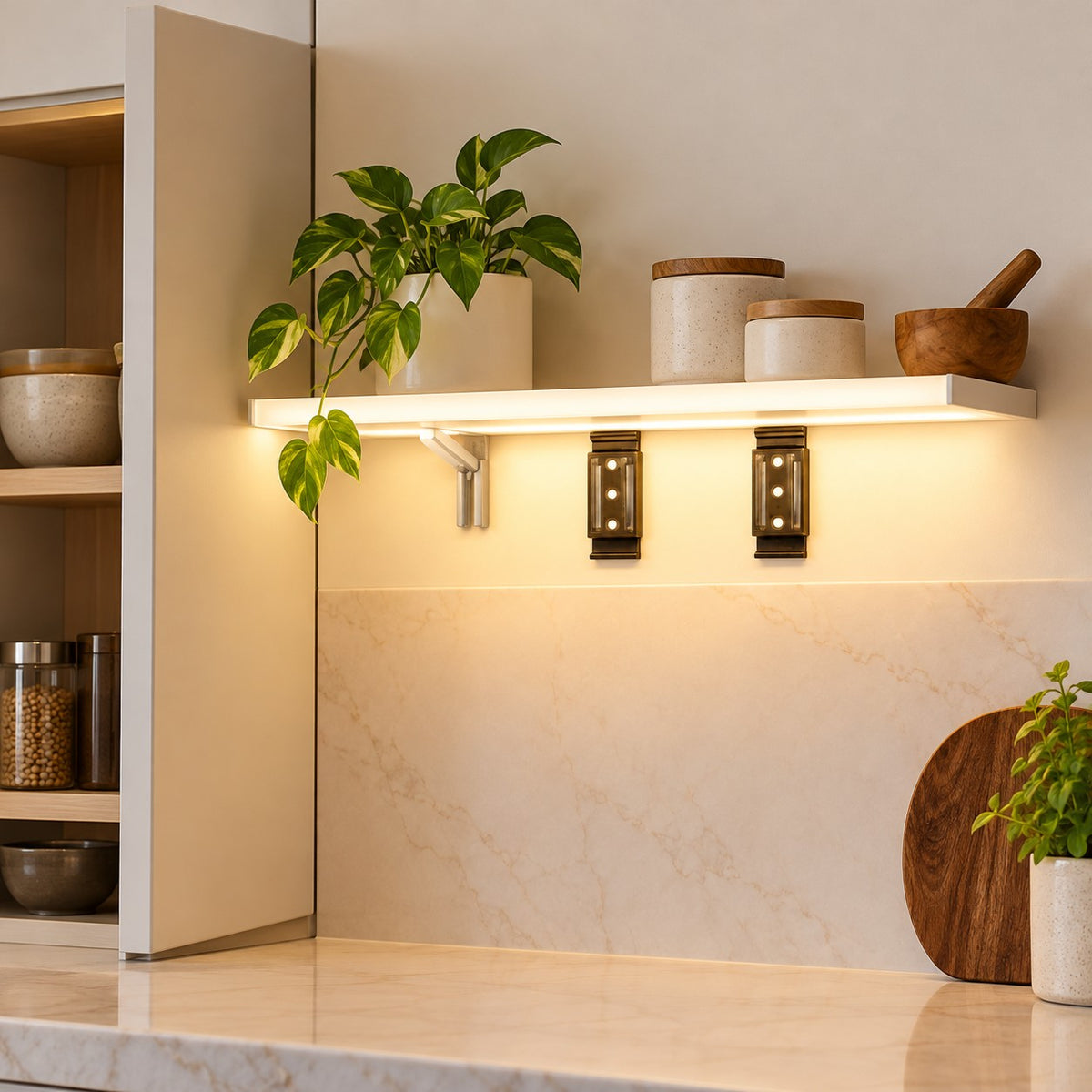 Seamless Modular LED Profile Lighting System - Surface Kit For Seamess Profile
