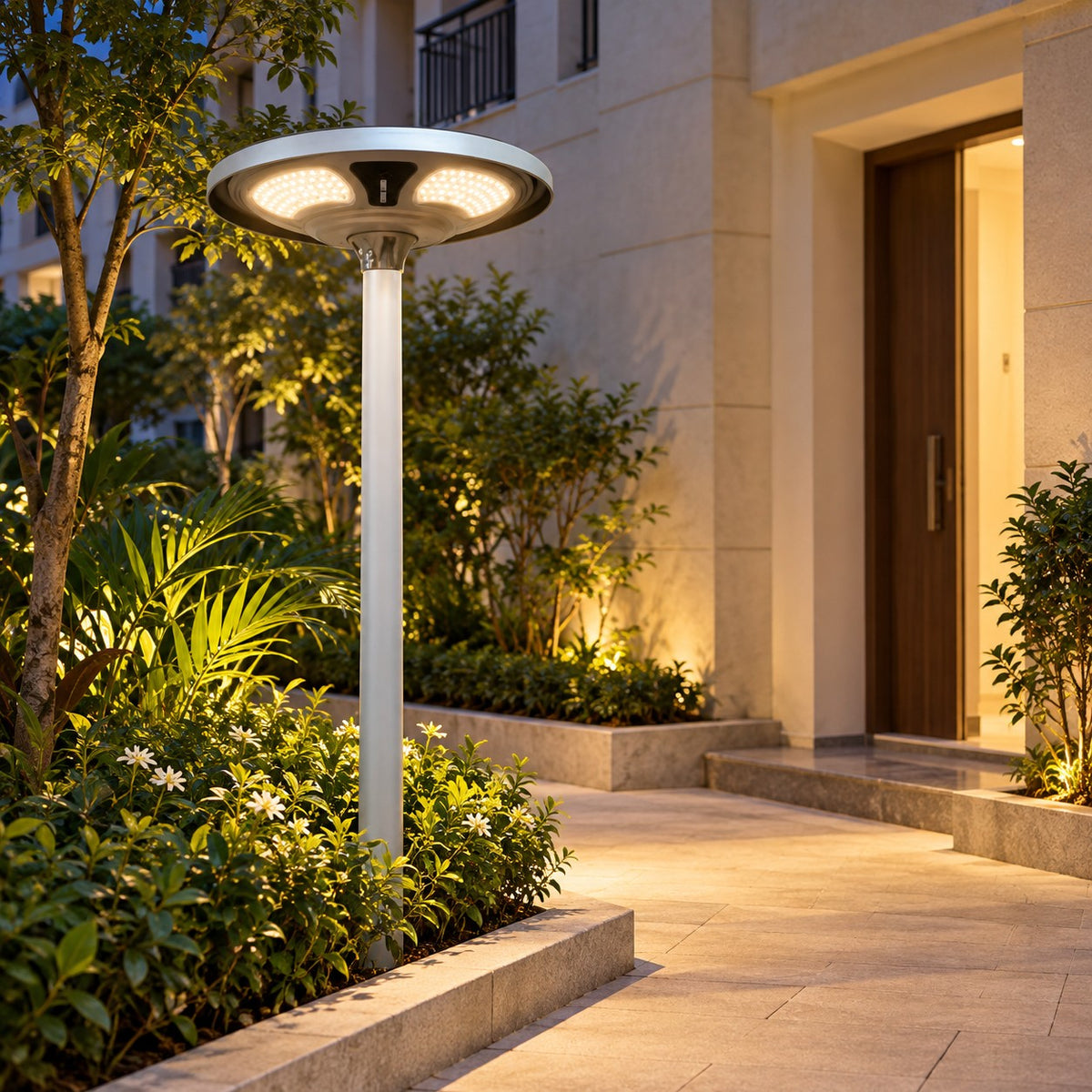 Solar LED Post Top Lights - 250W Solar Post Top Alumunium, 350W Solar Post Top Alumunium