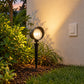 Mains And Solar Garden LED Spike Lights - 5W Raven Garden Spike